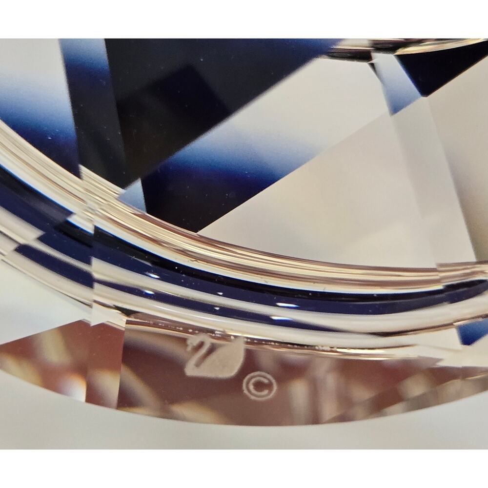 Swarovski Crystal Window Ornament Set of 2 SCS Air 1005276 & Water Blue 1270942 - Picture 10 of 11